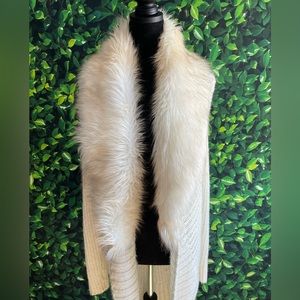 JLO FAUX FUR SWEATER